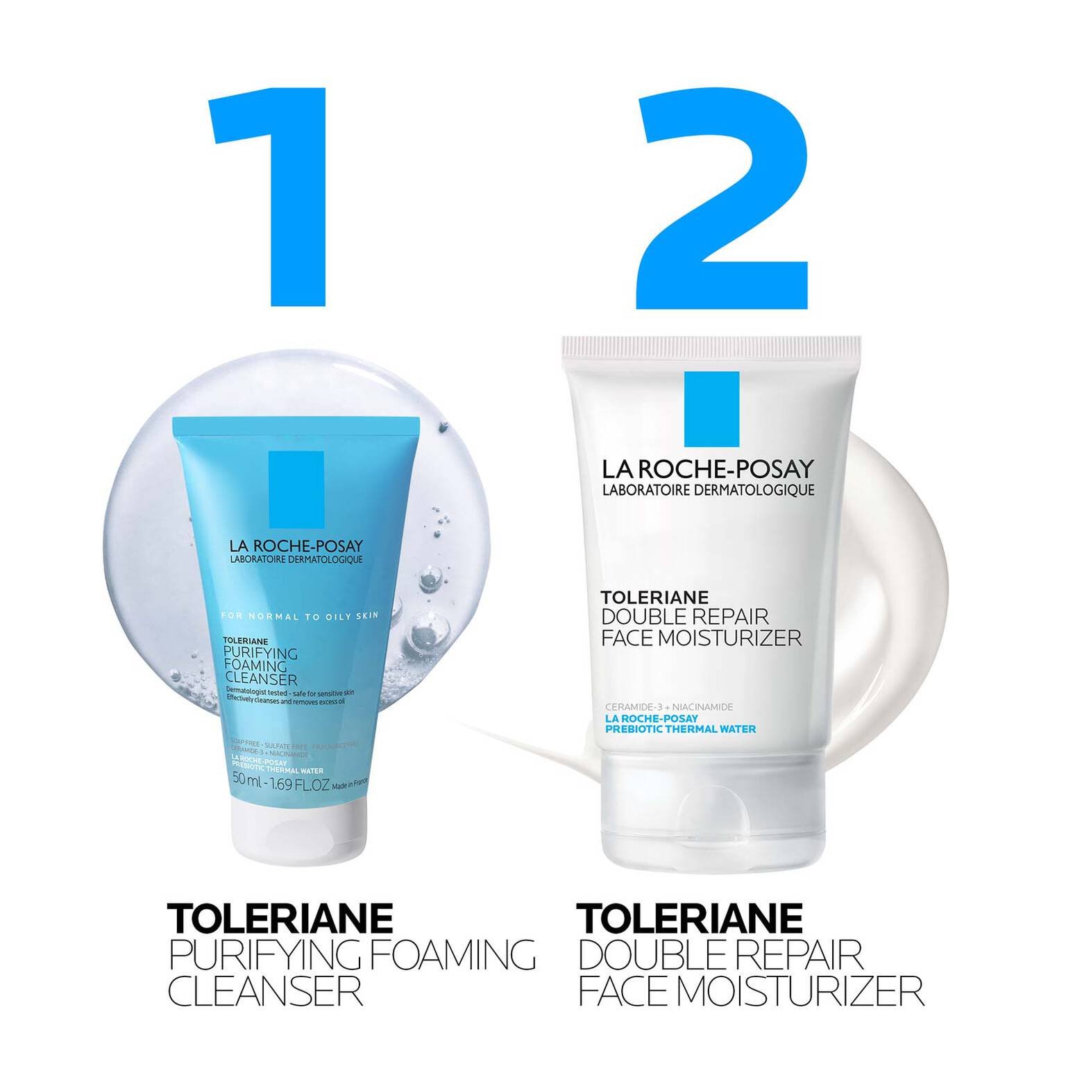 toleriane-purifying-foaming-cleanser-and-toleriane-double-repair-face-moisturizer-travel-set-x4 AmazonSet-TolerianePurifyingCleanser100ml-TolerianeDRM_routine.jpg