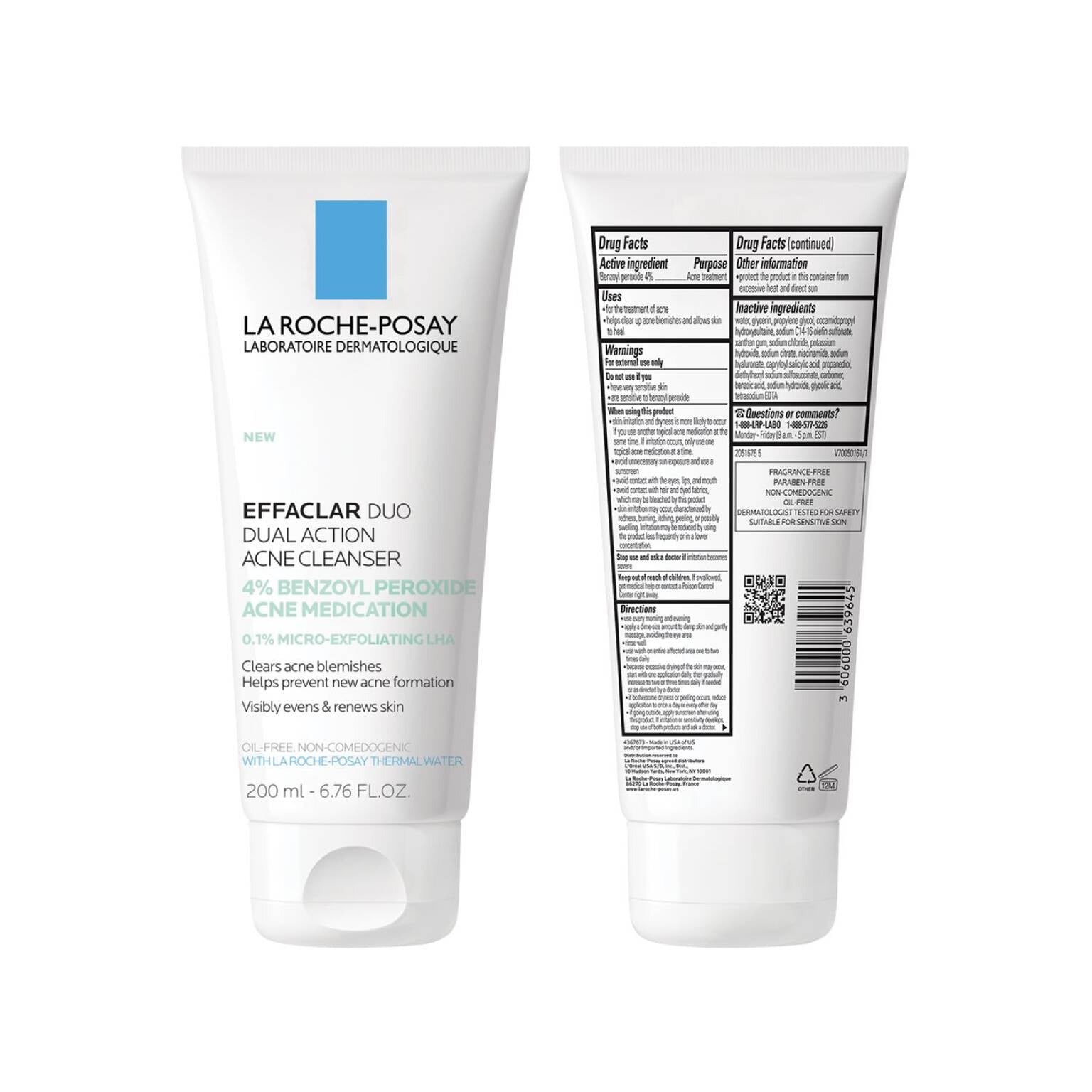 effaclar-dual-action-acne-face-wash-with-4-benzoyl-peroxide-l3 LaRochePosay-Product-Skincare-Effaclar-Duo-Dual-Cleanser-200ml-3606000639645-ATF-PIM-packshot-texture.jpg