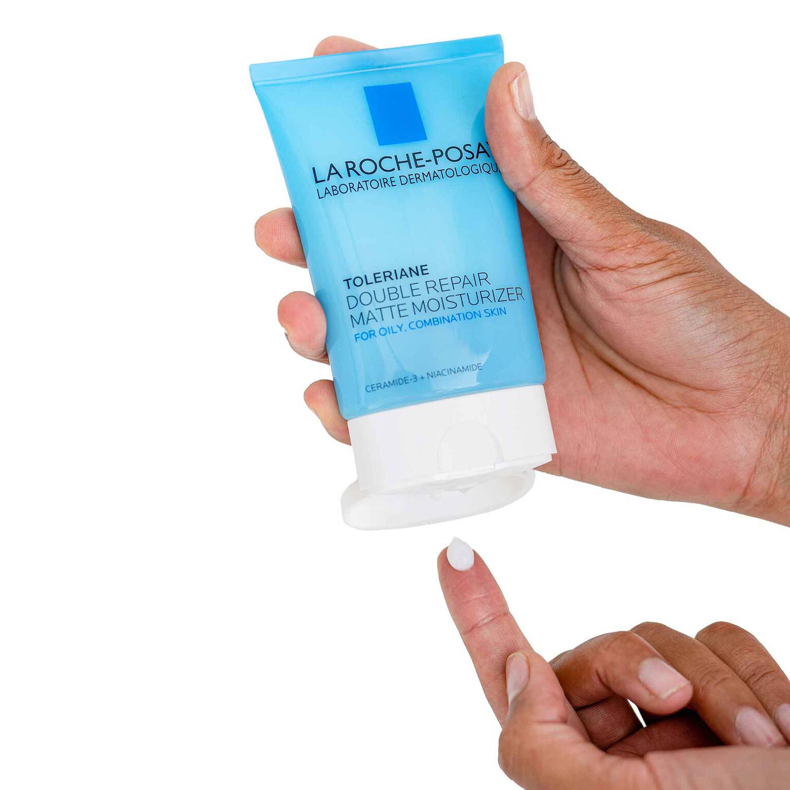 toleriane-double-repair-matte-face-moisturizer-for-oily-skin-p3 la-roche-posay-toleriane-matte-lotion-on-finger.jpg